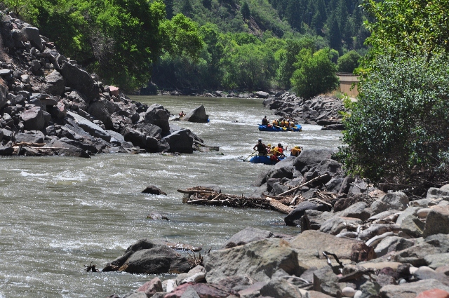 the Glenwood Canyon bike path